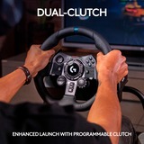 Logitech G923 Negro USB 2.0 Volante + Pedales Analógico/Digital PC, PlayStation 4, PlayStation 5 negro, Volante + Pedales, PC, PlayStation 4, PlayStation 5, Cruceta, Analógico/Digital, 900°, Alámbrico