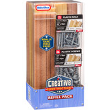 MGA Entertainment Creative Construction Wood, Nails and Screw Bundle, Herramientas para niños Nails and Screw Bundle, 3 año(s)