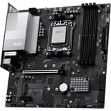 MSI PRO B840M-P WIFI6E placa base AMD B840 Zócalo AM5 micro ATX negro/Plateado, AMD, Zócalo AM5, AMD Ryzen 7000 Series, AMD Ryzen 8000 Series, AMD Ryzen 9000 Series, Zócalo AM5, DDR5-SDRAM, 256 GB