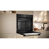 Neff B2CCG6AK3 + T16SBN1L0 sets de electrodoméstico de cocina Cerámico Horno eléctrico, Juego para horno negro/Acero fino, Cerámico, 4 zona(s), Vidrio y cerámica, Negro, Tocar, 58,3 cm