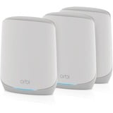 Netgear Orbi RBK763S Tribanda (2,4 GHz/5 GHz/5 GHz) Wi-Fi 6 (802.11ax) Blanco 7 Interno, Enrutador de malla blanco, Blanco, Interno, Sistema de malla, 525 m², Tribanda (2,4 GHz/5 GHz/5 GHz), Wi-Fi 6 (802.11ax)