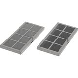 Respekta Juego de filtros de carbón activo MIZ 7800 plateado/Negro