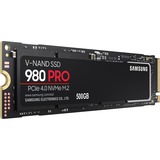 SAMSUNG 980 PRO M.2 500 GB PCI Express 4.0 V-NAND MLC NVMe, Unidad de estado sólido 500 GB, M.2, 6900 MB/s