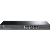 TP-Link Omada SG2218 switch Gestionado L2/L2+ Gigabit Ethernet (10/100/1000) 1U Negro, Interruptor/Conmutador negro, Gestionado, L2/L2+, Gigabit Ethernet (10/100/1000), Montaje en rack, 1U