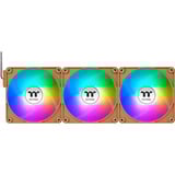 Thermaltake CT140 EX ARGB Sync PC Cooling Fan Gravel Sand, Ventilador marrón claro