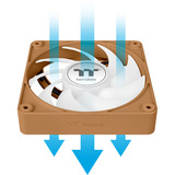 Thermaltake CT140 EX ARGB Sync PC Cooling Fan Gravel Sand, Ventilador marrón claro