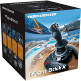 Thrustmaster T.Flight Stick X, Palanca de mando negro/Rojo