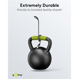 goobay Cable Ethernet USB-C 3.2 Gen2 conector > conector RJ-45, Adaptador de red negro/Plateado