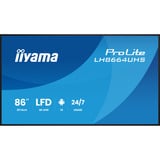 iiyama ProLite LH8664UHS-B3AG, Pantalla de gran formato negro (mate)