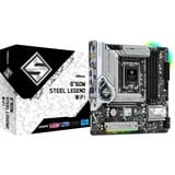 ASRock B760M Steel Legend WiFi, Placa base gris/Negro