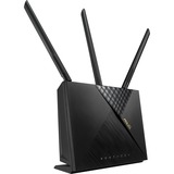 ASUS 4G-AX56 router inalámbrico Gigabit Ethernet Doble banda (2,4 GHz / 5 GHz) Negro Wi-Fi 6 (802.11ax), Doble banda (2,4 GHz / 5 GHz), Ethernet, 3G, Negro, Router de sobremesa