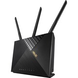 ASUS 4G-AX56 router inalámbrico Gigabit Ethernet Doble banda (2,4 GHz / 5 GHz) Negro Wi-Fi 6 (802.11ax), Doble banda (2,4 GHz / 5 GHz), Ethernet, 3G, Negro, Router de sobremesa