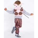 Affenzahn Gran amigo Tonie cerdo, Mochila rosa neón/Marrón