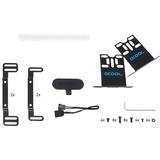 Alphacool Core 200 Aurora Reservoir Acetal/Acryl mit VPP Apex Pumpe, Bomba negro