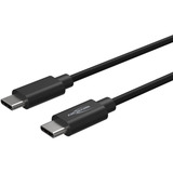 Ansmann Cable de datos y carga USB Tipo-C a Tipo-C negro