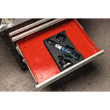 Bosch Atornillador de carraca a batería GRC 12V-60 3/8 SN Professional solo, 12Volt, Destornillador azul/Negro