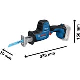 Bosch GSA 18V-24, 06016A5101, Sierra de sable azul/Negro