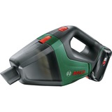 Bosch Universal Vac 18 Aspiradora escoba 2 en 1 Batería Secar Sin bolsa Negro, Verde 2,5 Ah, Aspiradora de mano verde, Aspiradora escoba 2 en 1, Sin bolsa, Negro, Verde, Secar, Filtrado, Alfombra, Suelo duro