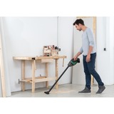 Bosch Universal Vac 18 Aspiradora escoba 2 en 1 Batería Secar Sin bolsa Negro, Verde 2,5 Ah, Aspiradora de mano verde, Aspiradora escoba 2 en 1, Sin bolsa, Negro, Verde, Secar, Filtrado, Alfombra, Suelo duro