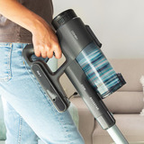 Cecotec Conga Rockstar 1500 Ray Eternal, Aspirador vertical negro/Azul