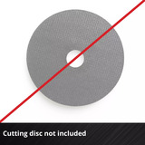 EINHELL Amoladora angular inalámbrica Power X-Change TC-AG 18/115 Li Kit, 18 Voltios rojo/Negro