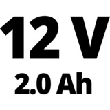 EINHELL Atornillador a batería TE-CD 12/1 +22+CL, 12 Voltios, Taladro/destornillador rojo/Negro