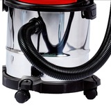 EINHELL TC-VC 1812 S 12 L Aspiradora cilíndrica Seca y húmeda 1250 W, Aspiradora en húmedo y en seco rojo, 1250 W, Aspiradora cilíndrica, Seca y húmeda, 12 L, 80 dB, Negro, Rojo, Plata