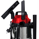 EINHELL TC-VC 1812 S 12 L Aspiradora cilíndrica Seca y húmeda 1250 W, Aspiradora en húmedo y en seco rojo, 1250 W, Aspiradora cilíndrica, Seca y húmeda, 12 L, 80 dB, Negro, Rojo, Plata