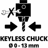 EINHELL Taladro de columna TE-BD 550 E rojo/Negro