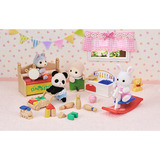EPOCH Sylvanian Families - Juguete de guardería para bebés con figuras, Juegos de construcción 