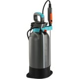 GARDENA 11130-20 rociador de jardín Pulverizador de mochila 5 L, Bomba & Pulverizador a presión gris/Turquesa, Pulverizador de mochila, 5 L, Negro, Exterior