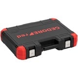 GEDORE Juego de llaves de vaso rojo 1/4" + 1/2", 232 piezas, Kit de herramientas rojo/Negro