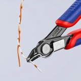 KNIPEX 78 41 125 alicate Alicates cortaalambres, Alicates eléctricos rojo/Azul, Alicates cortaalambres, Acero, De plástico, Azul/Rojo, 12,5 cm, 57 g