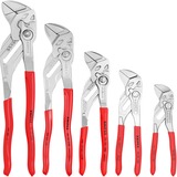 KNIPEX Juego de llaves de pinza, 5 piezas, Set de pinzas rojo