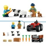 LEGO City Tractor Rojo con Remolque y Oveja, Juegos de construcción Juego de construcción, 4 año(s), Plástico, 116 pieza(s), 260 g