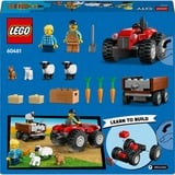 LEGO City Tractor Rojo con Remolque y Oveja, Juegos de construcción Juego de construcción, 4 año(s), Plástico, 116 pieza(s), 260 g
