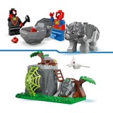 LEGO Todoterreno Dinosaurio y Equipo Spidey al Rescate, Juegos de construcción Juego de construcción, 4 año(s), Plástico, 136 pieza(s), 437 g