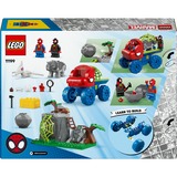 LEGO Todoterreno Dinosaurio y Equipo Spidey al Rescate, Juegos de construcción Juego de construcción, 4 año(s), Plástico, 136 pieza(s), 437 g