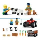 LEGO Tractor Rojo con Remolque y Oveja, Juegos de construcción Juego de construcción, 4 año(s), Plástico, 116 pieza(s), 260 g