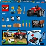LEGO Tractor Rojo con Remolque y Oveja, Juegos de construcción Juego de construcción, 4 año(s), Plástico, 116 pieza(s), 260 g