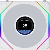 Lian Li UNI FAN TL LCD FLEX 120 Wireless, Refrigerador de aire blanco
