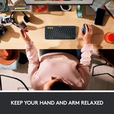 Logitech 910-006438 ratón Oficina mano derecha Bluetooth Trackball 2000 DPI gris claro/Azul, mano derecha, Trackball, Bluetooth, 2000 DPI, Blanco