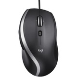 Logitech Corded Mouse M500S ratón mano derecha USB tipo A Óptico 4000 DPI antracita/Plateado, mano derecha, Óptico, USB tipo A, 4000 DPI, Negro