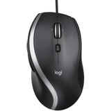 Logitech M500s ratón Oficina mano derecha USB tipo A Óptico 4000 DPI antracita/Plateado, mano derecha, Óptico, USB tipo A, 4000 DPI, Negro