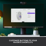 Logitech Signature M650 L, Ratón blanco, Izquierda, Óptico, Bluetooth, 4000 DPI, Blanco