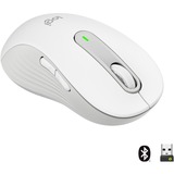 Logitech Signature M650 ratón Izquierda RF Wireless + Bluetooth Óptico 2000 DPI blanco, Izquierda, Óptico, RF Wireless + Bluetooth, 2000 DPI, Blanco