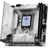 MSI MPG B860I EDGE TI WIFI placa base Intel B860 LGA 1851 (Socket V1) mini ITX Intel, LGA 1851 (Socket V1), Intel Core Ultra (Series 2), DDR5-SDRAM, 128 GB, DIMM