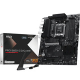 MSI PRO B850-S EVO WIFI, Placa base negro/Plateado