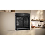 Neff N 50 B6ACJ7AG3 horno 71 L 3600 W Negro, Grafito negro/Grafito, Medio, Horno eléctrico, 71 L, 3600 W, 71 L, 30 - 275 °C