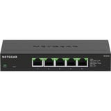 Netgear MS305E No administrado 2.5G Ethernet (100/1000/2500) Negro, Interruptor/Conmutador No administrado, 2.5G Ethernet (100/1000/2500), Bidireccional completo (Full duplex), Montaje de pared